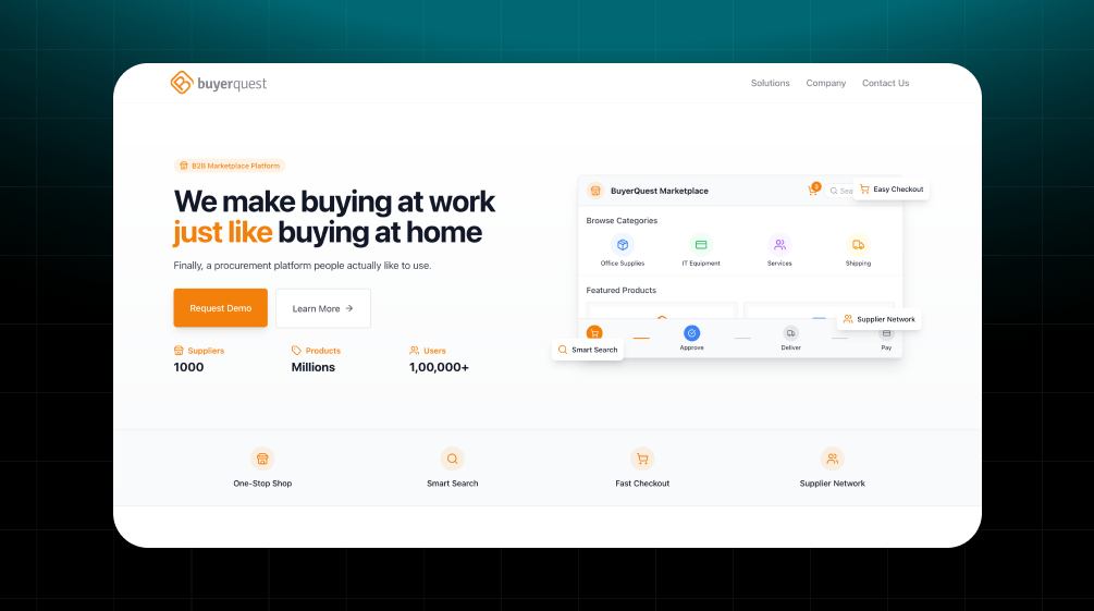 B2B SAAS Company Website
